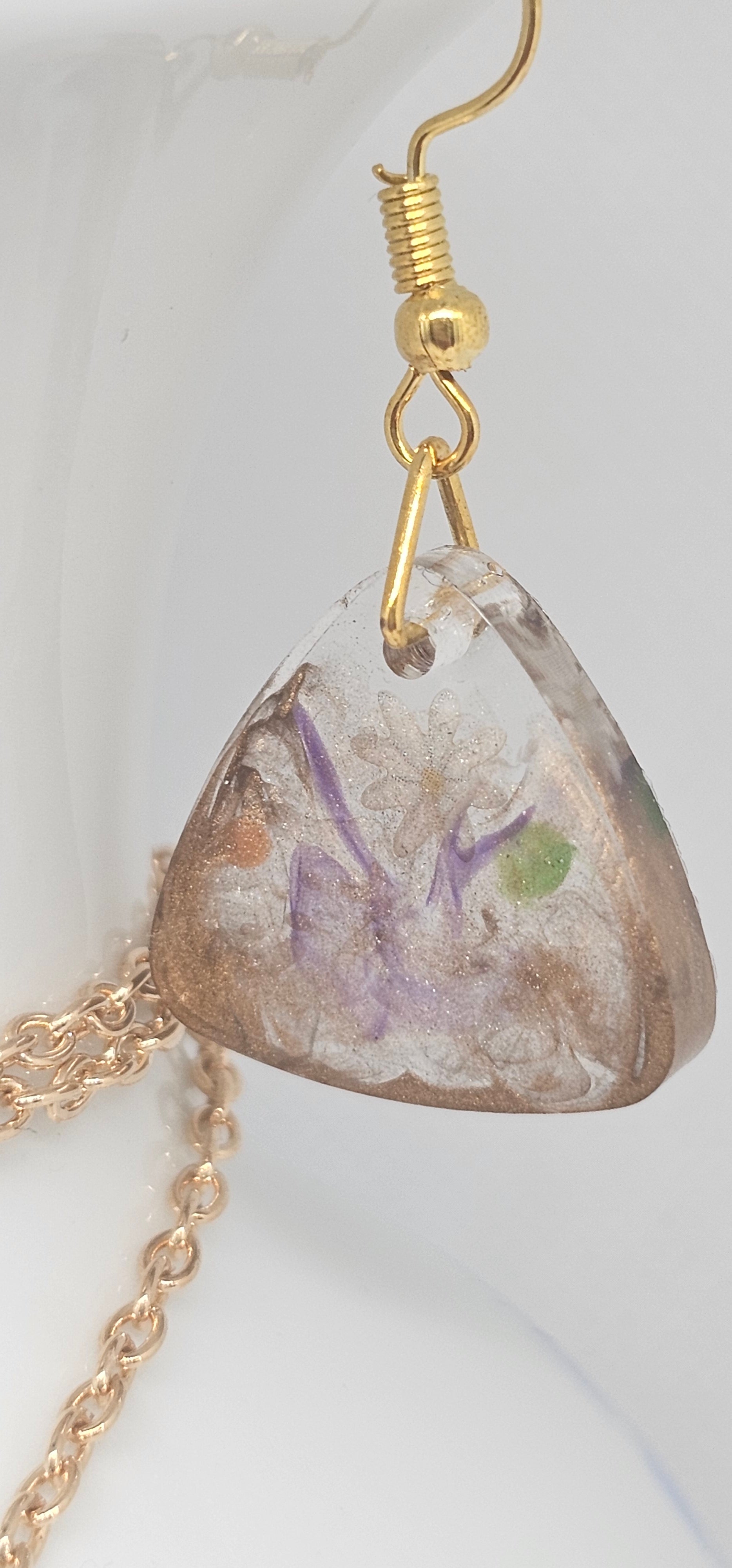 Earth Bloom Set – Earrings & Necklace | Gentle Collection image 1
