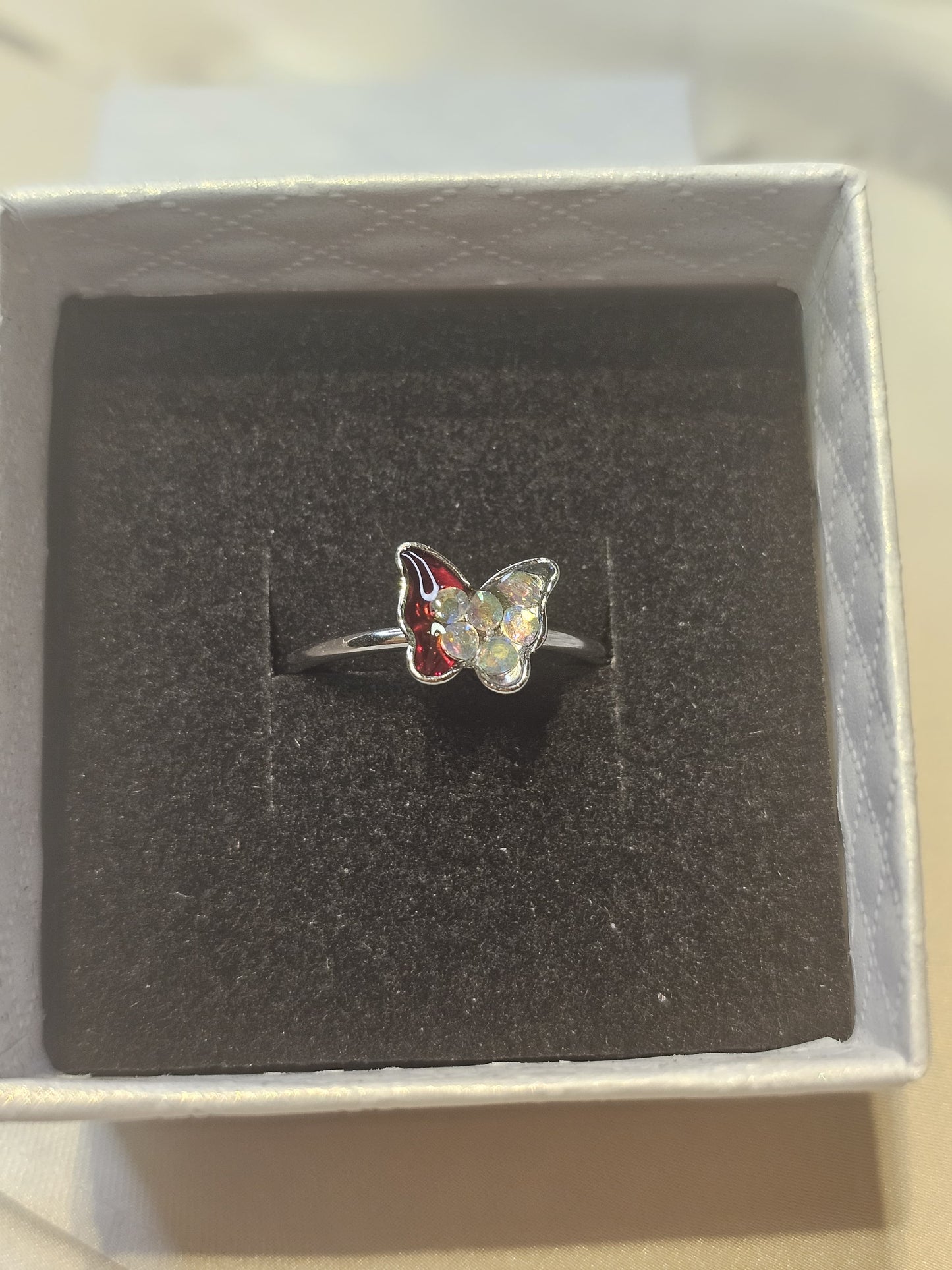 Butterfly Resin Ring – One Size Adjustable