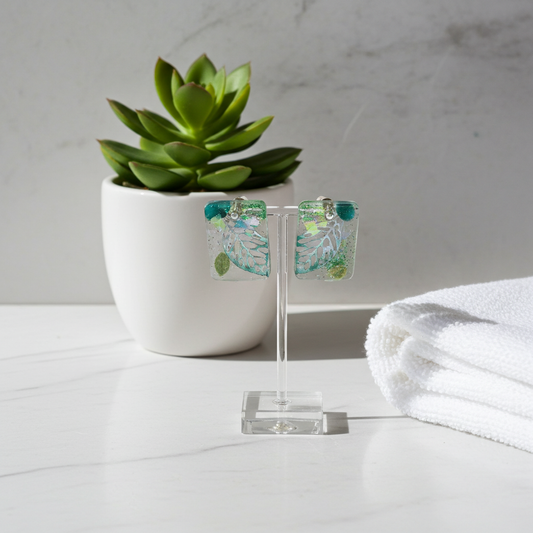 Botanic Glow Earrings – HandMade/Gentle Collection