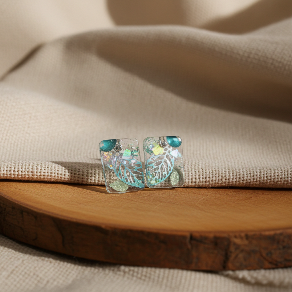 Botanic Glow Earrings – HandMade/Gentle Collection